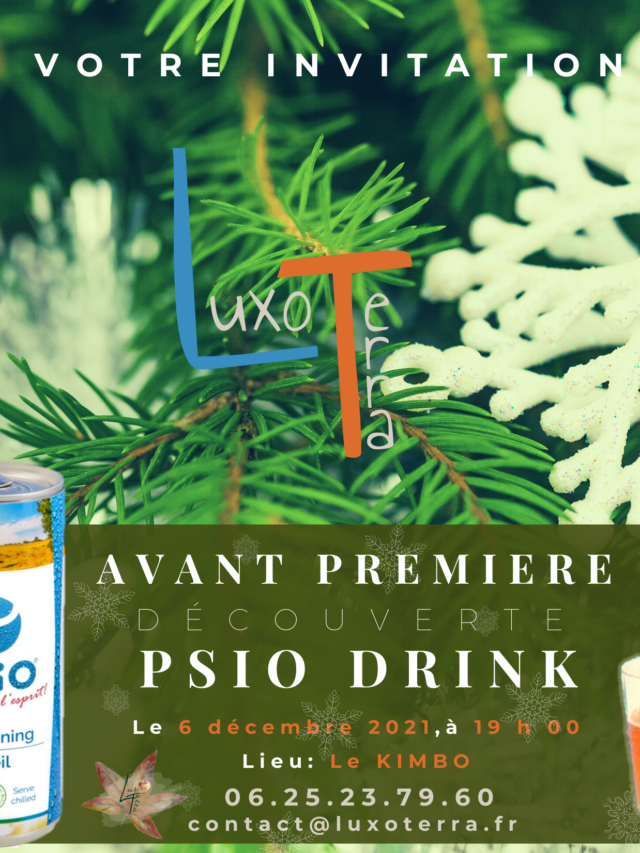 Présentation Exclusive Psio Drink sur Amiens